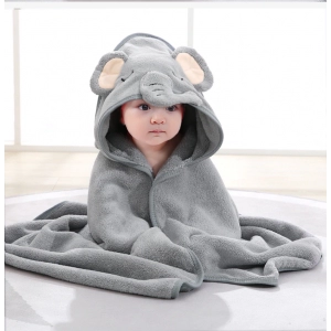 80x80 Newborn Wrap Blanket Cotton Fleece Blanket for 0-12 Months Baby 4 Seasons Absorbent Warm Blanket